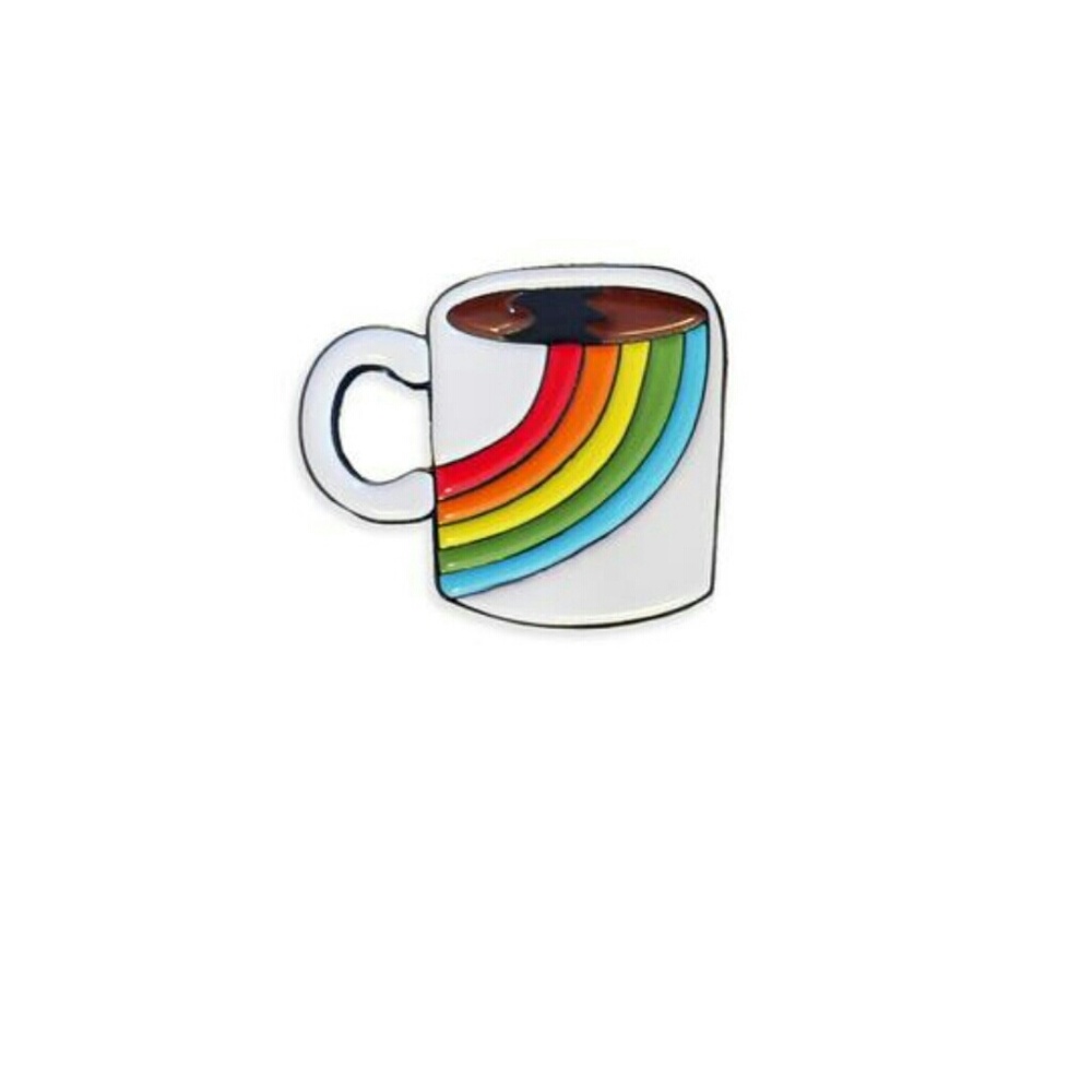 Vintage cofee mug pin